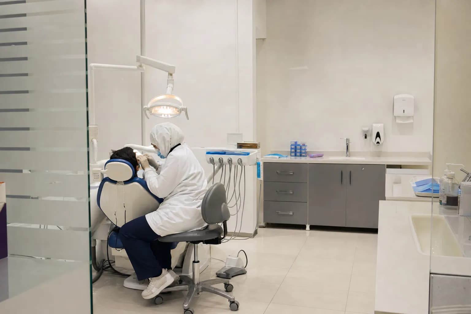 A view of the Noor Dental Clinic workplace